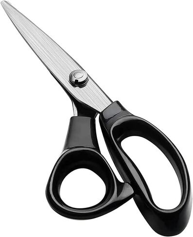 Pinking Shears 9-Inch, Fixinus Zig Zag Scissors for Fabric, Stainless Steel, Professional Handheld Dressmaking, Sewing, Quilting, and DIY Crafting in Kuwait