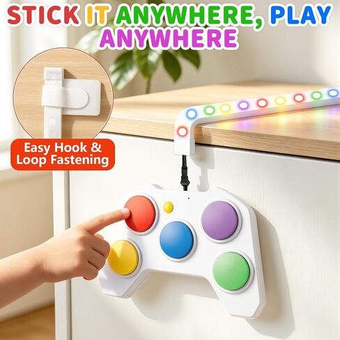 Fast Push Handheld Game for Kids, Light Up Color Matching Reflex Game in Kuwait