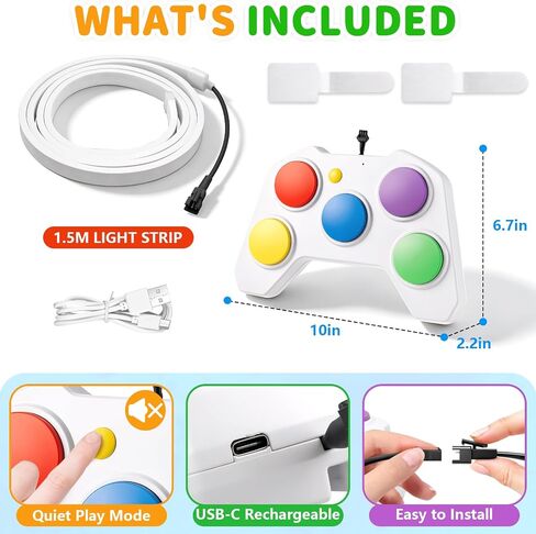 Fast Push Handheld Game for Kids, Light Up Color Matching Reflex Game in Kuwait