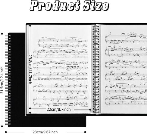 50 Pockets Portfolio Binder with Plastic Sleeves, Presentation Book Display 100 Pages File Folder for Artwork, Sheet Music, Document, Diamond Painting (50 Pockets Portfolio Binder) in Saudi Arabia