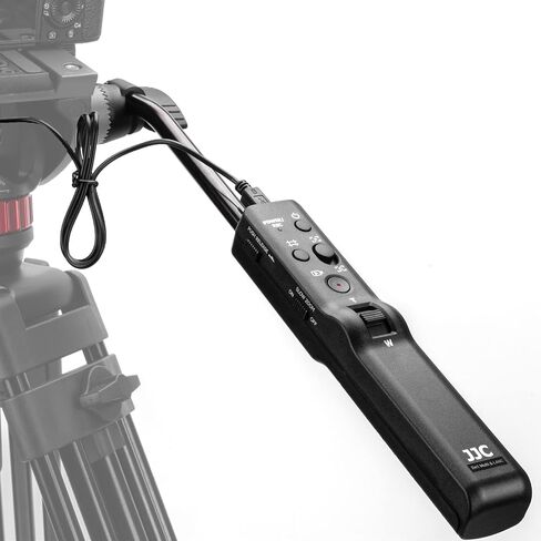 Camera Tripod Remote Control Commander for Sony A7R V IV A7 IV A7S III II A9III A6600 A6500 A6400 A6300 A6100 A6000 FX3 HDR-CX405 CX440 CX455 CX675 CX900 CX240 FDR-AX33 AX43 AX53 AX100 AX700 PXW-Z90V in Kuwait