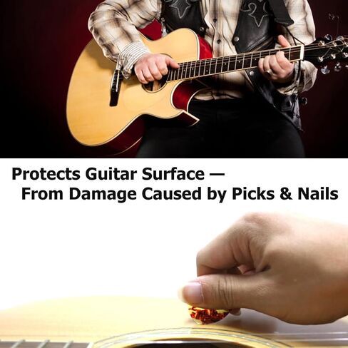Healingshield Premium Acoustic Guitar Pickguard Style Type Clear Matt in Kuwait
