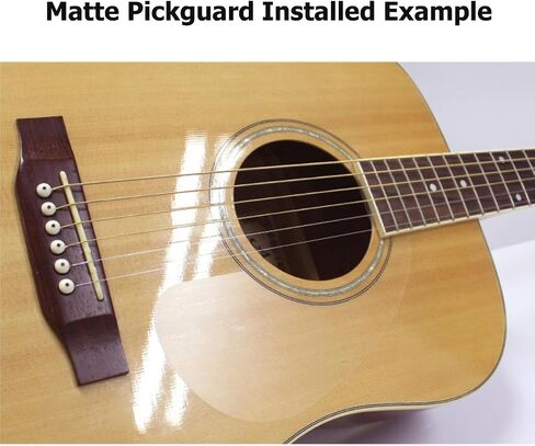 Healingshield Premium Acoustic Guitar Pickguard Style Type Clear Matt in Kuwait