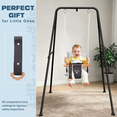 2 in 1 Baby Swing & Baby Jumper, Indoor and Outdoor, Foldable Stand in Kuwait