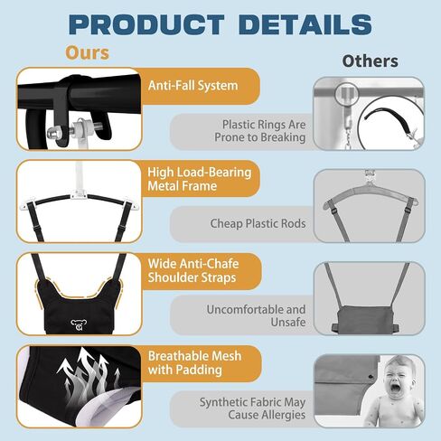 2 in 1 Baby Swing & Baby Jumper, Indoor and Outdoor, Foldable Stand in Kuwait
