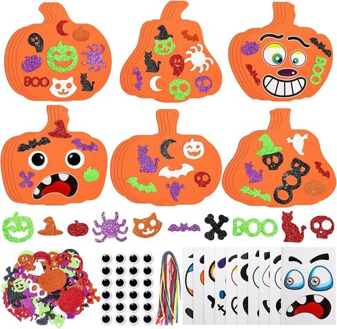 RICEDUO Halloween Crafts Kit for Kids, Make You Own Halloween Pumpkins Kits in Saudi Arabia