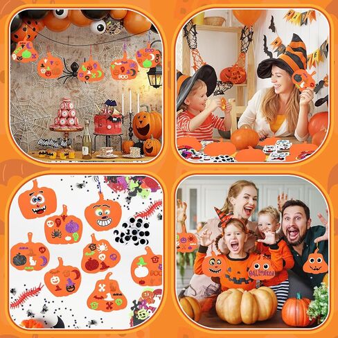 RICEDUO Halloween Crafts Kit for Kids, Make You Own Halloween Pumpkins Kits in Saudi Arabia