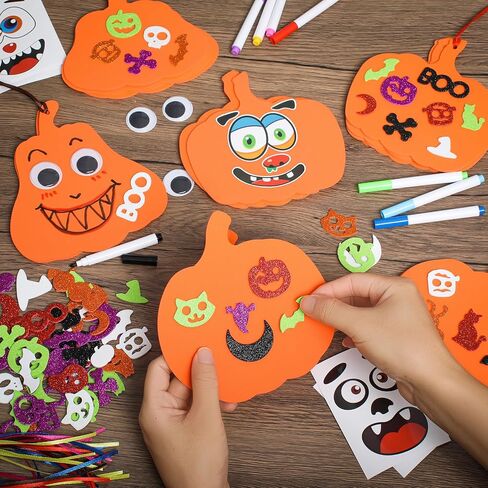 RICEDUO Halloween Crafts Kit for Kids, Make You Own Halloween Pumpkins Kits in Saudi Arabia