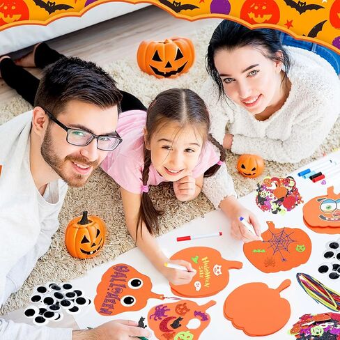 RICEDUO Halloween Crafts Kit for Kids, Make You Own Halloween Pumpkins Kits in Saudi Arabia