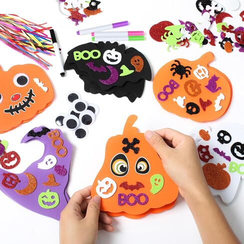 290Pcs Halloween Crafts for Kids, Make You Own Halloween Ornaments in Saudi Arabia