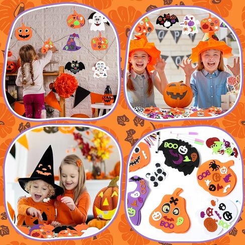290Pcs Halloween Crafts for Kids, Make You Own Halloween Ornaments in Saudi Arabia