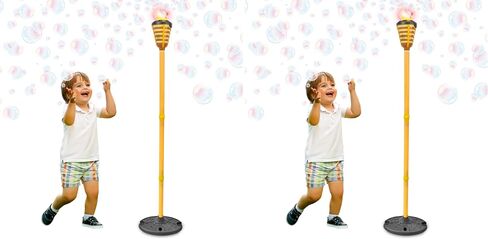 Maxx Bubbles Tiki Torch Bubbler - Bubble Machine - for Kids, Teens in Kuwait