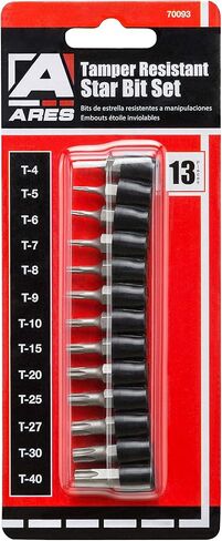 ARES 70013-8-Piece S2 Steel Impact Driver Bit Set - Includes Phillips 1,2,3,4 and Slotted 1/4-Inch, 5/16-Inch, 3/8-Inch and 1/2-Inch Bits - High Alloy S2 Steel Construction in Kuwait