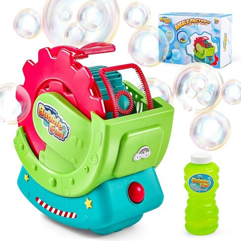 Bubble Machine for Toddlers Kids & Pets with 8oz Safe Solution in Kuwait