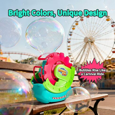 Bubble Machine for Toddlers Kids & Pets with 8oz Safe Solution in Kuwait