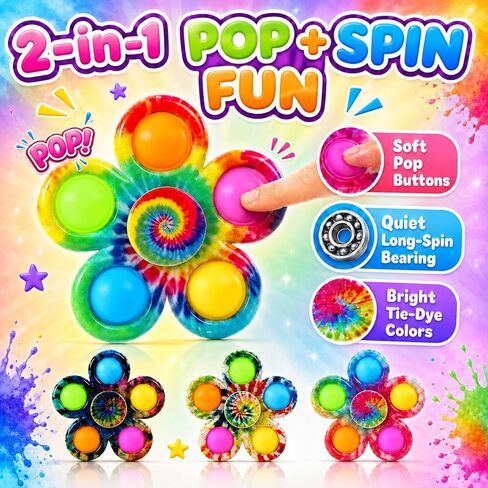 4Pcs Fidget Spinner, Pop Fidget Spinners Kids, Halloween Fidget Toys Bulk in Kuwait