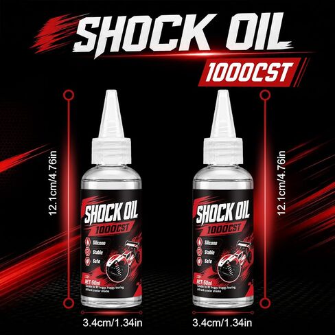 RC Shock Oil, High Viscosity Stability, Not Easily Volatile, 80WT 1000CST in Kuwait