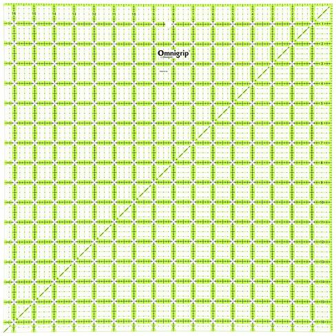 Omnigrip Non-Slip Square Quilting Ruler in Kuwait
