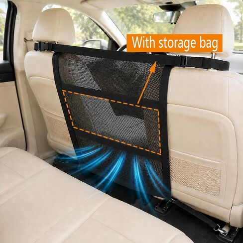 Dog Car Barrier,Car Net for Dogs, Pet Divider for SUVs, Sedans and Trucks in Kuwait