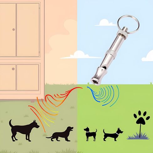 2Pcs Silver Adjustable Ultrasonic Dog Whistle,Portable Whistle Pet Whistle Supersonic Whistle Dog Whistles for Pet Training，Training and Behavior Aids，Dog Whistles in Saudi Arabia