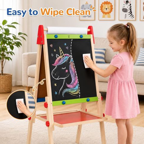 NewFamily Kids Dustless Chalk, 16 Colors Twistable Chalk Set with Storage Case, Washable for Chalkboard, Easel, Sidewalk & Classroom in Saudi Arabia
