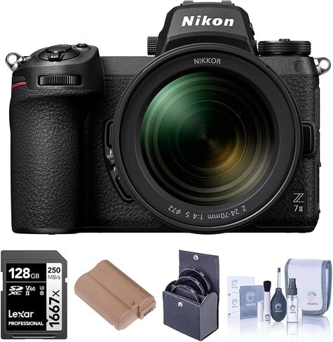 Nikon Z 7II Mirrorless Digital Camera with NIKKOR Z 24-70mm f/4 S Lens in Kuwait