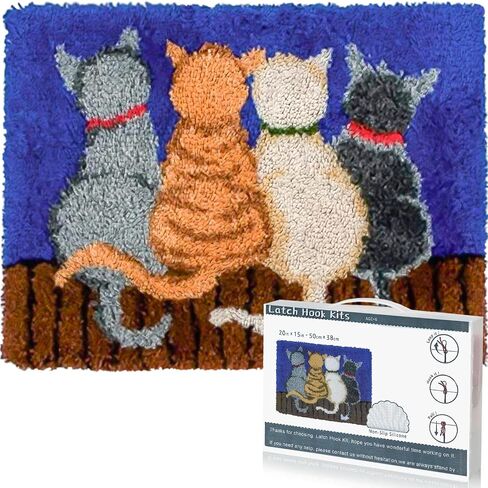 EsLuker.ly Latch Hook Rug Kit DIY Crochet Carpet for Beginners in Kuwait