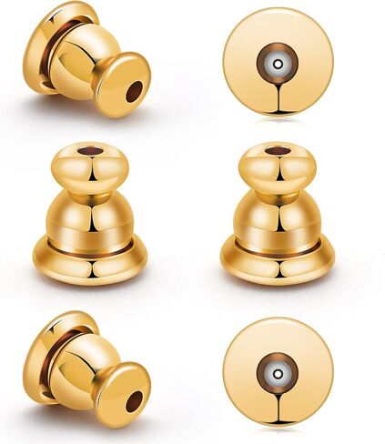 Earring Backs Replacements,18K Gold Silicone Earring Backs for Droopy Ears in Saudi Arabia