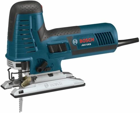 BOSCH 7.2 Amp Barrel-Grip Jig Saw Kit JS572EBK with BOSCH T10RC 10-Piece T-Shank Jig Saw Blade Set Optimized for Extra-Clean Wood Cutting set in Kuwait