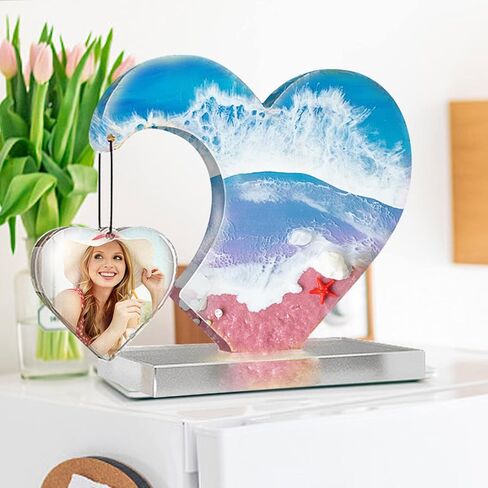 Heart Resin Molds for Photo Frame, Heart Picture Frames Silicone Molds, Silicone Molds for DIY Home Decoration Art Creation, Holiday Gifts, Christmas Home Decors in Kuwait