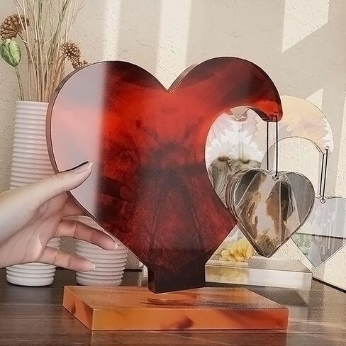 Heart Resin Molds for Photo Frame, Heart Picture Frames Silicone Molds, Silicone Molds for DIY Home Decoration Art Creation, Holiday Gifts, Christmas Home Decors in Kuwait