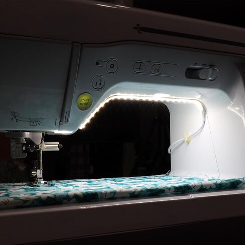 Sew Creative Sewing Machine Light Strip - Dimmable & Flexible 16" of Lighting | Stick On LED Sewing Light for Clear - Shadow Free Stitching, Quilting, and Crafting in Saudi Arabia