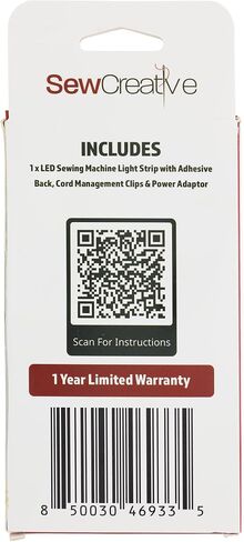 Sew Creative Sewing Machine Light Strip - Dimmable & Flexible 16" of Lighting | Stick On LED Sewing Light for Clear - Shadow Free Stitching, Quilting, and Crafting in Saudi Arabia