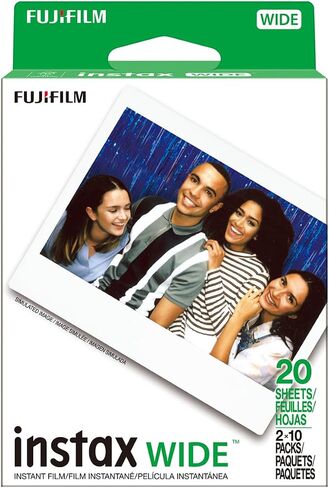 فوجي فيلم أفلام فورية وايد من انستاكس لفوجي انستاكس وايد 210 200 100 300، عبوة من 5 قطع in Kuwait
