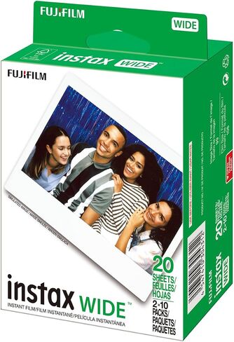 فوجي فيلم أفلام فورية وايد من انستاكس لفوجي انستاكس وايد 210 200 100 300، عبوة من 5 قطع in Kuwait