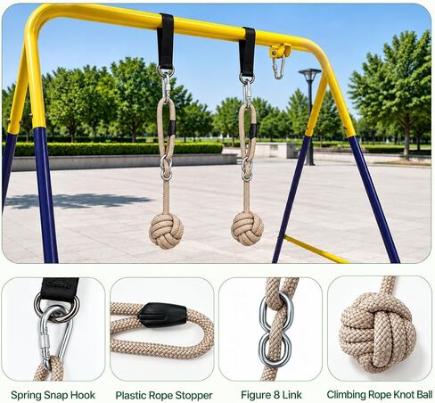 2 Pack Ninja Monkey Bars with Grip Ball 200 LB Capacity Obstacle Course Bars in Kuwait
