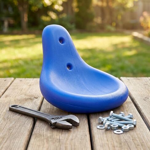 Kisangel Seesaw Replacement Seat Outdoor Playground Accessory for Kids Weather-Resistant Ergonomic Seat Board for Parks Playgrounds Residential Areas Universal Fit 14.17 X 10.62 X 7.48 in in Kuwait