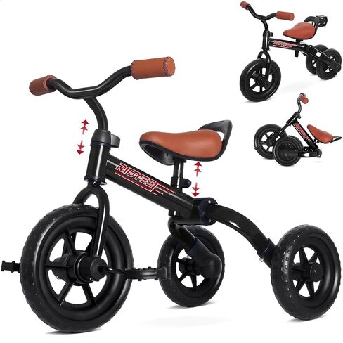 RIDYEE 3-in-1 Foldable Tricycle and Balance Bike: for Toddlers 2 to 5 Years in Saudi Arabia
