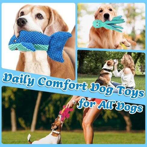 MRSOHRET Dog Squeak Toys for Aggressive Chewers, Crinkle Puppy Chew Toys in Saudi Arabia