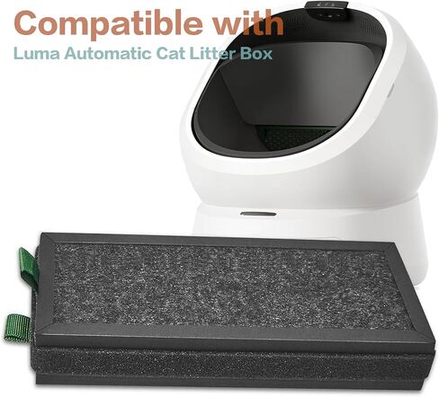 3 Pack Replacement Activated Carbon Filter Compatible with PETLIBRO Luma Automatic Self Cleaning Litter Box in Kuwait