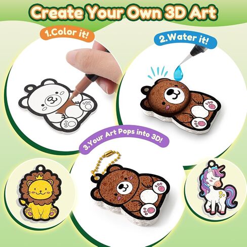 Magic Puffy Paint Crafts for Kids Ages 4-8, Stocking Stuffers Gift for Kids in Kuwait