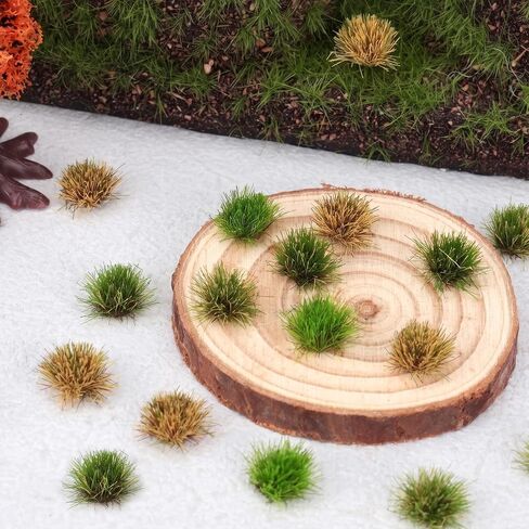 104 Pcs Static Grass Bushy Tufts Lowland Shrubs Terrain Model kit in Kuwait
