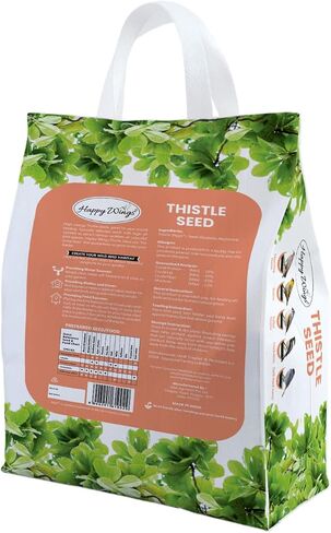 Happy Wings 15LB Thistle Seed Bird Food, 100% Natural, Extra Clean, No Grow in Kuwait