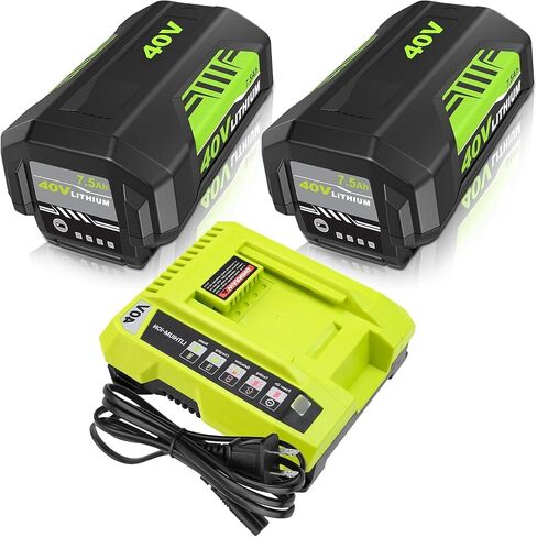 شاحن بديل متوافق مع جميع شاحن Ryobi 18 فولت لRyobi 9.6v-18v P102 P105 P107 P117 P113 شاحن مزدوج الكيمياء IntelliPort Lithium Ion وNiCad in Kuwait