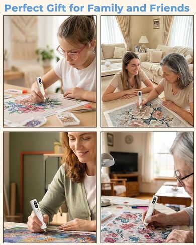 Electric Diamond Art Pen with Tips,Wireless & Quiet Diamond Painting Pen in Kuwait