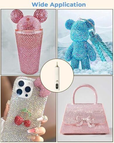 Electric Diamond Art Pen with Tips,Wireless & Quiet Diamond Painting Pen in Kuwait