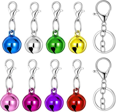 8 Pack Cat Bells for Collar Loud, Colourful Dog Cat Collar Bell in Kuwait