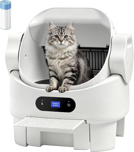 Stainless Steel Sifting Litter Box for Pine Pellets, XL Odor Free in Saudi Arabia