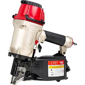 meite CN65 Coil Nailer Pneumatic Nail Gun for 15 Degree 1-1/2" to 2-1/2" | Heavy-duty Wire-weld Collated Coil Nailer Gun, 300rd Mag, Depth Adjust, for Pallets Siding Decking Sheathing Fencing Framing in Saudi Arabia