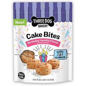 Three Dog Bakery Ultimate Celebration Cake Bites for Dogs - 12 oz Bag in Saudi Arabia